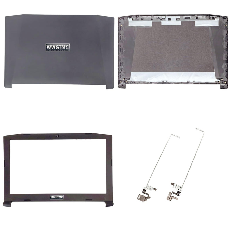 LCD Back Cover with Bezel and Hinges for Acer Nitro 5 AN515-41 | Fit for Acer Nitro 5 AN515-41,AN515-42,AN515-51,AN515-52,AN515-53,15.6-Inch,Black,P/N 60.Q2SN2.002/AP211000700/AP211000800