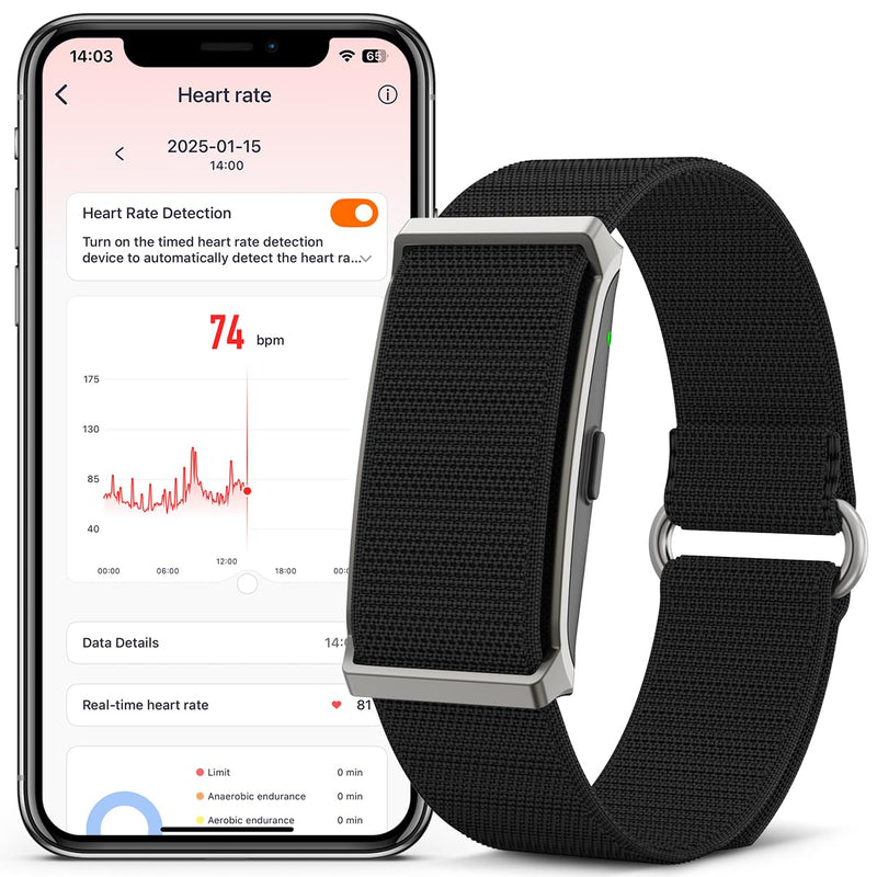 Smart Watch, Multi-Scenario Health Monitoring, Real-Time Heart Rate Tracker, IP68 Waterproof, Music Control