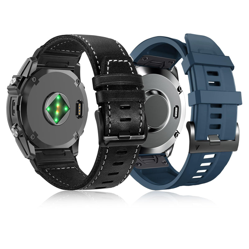 ZPJPPLX 26mm Quick fit Watch Band Compatible with Garmin Fenix 8/quatix 51mm/Fenix 7X pro/7X/6X Pro/6X/5X Plus/5X/3 HR/3/tactix 8 AMOLED-51mm/7 Pro/Enduro 3 2/Descent Mk3i-51mm/Mk2i