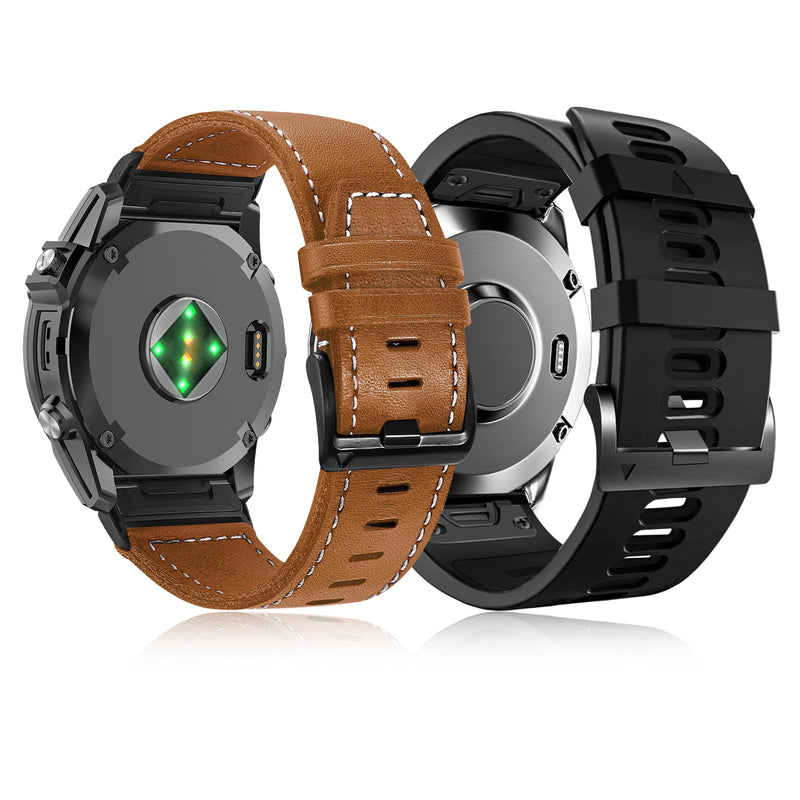 ZPJPPLX 22mm Watch Bands for Fenix E 8 AMOLED 47mm 7 6 Pro 5 plus,Quick fit Strap for quatix 6 7 8 epix Pro tactix 8 AMOLED 47mm/Approach S62 S70/Forerunner 965 970 955/Descent G2 G1