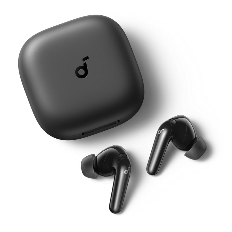 Soundcore P31i by Anker Translation Earbuds with Real-Time Adaptive ANC | Real-Time Adaptive Noise Cancelling, Hi-Res Sound, Translation Earbuds, 50H Playtime, Spatial Audio, Fast Charging, IP55 Black