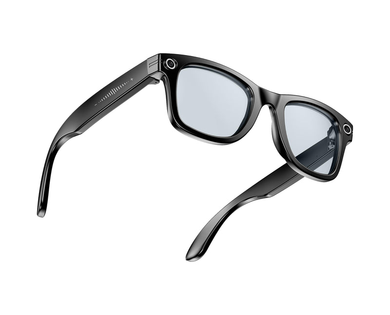 W610 Smart AI Glasses with Camera and Translation – high-Speed Wi-Fi Transfer, Dual-mic Noise Cancellation, All Wrapped in a Fashion-Forward Streamlined Frame with Statement colorways. Black