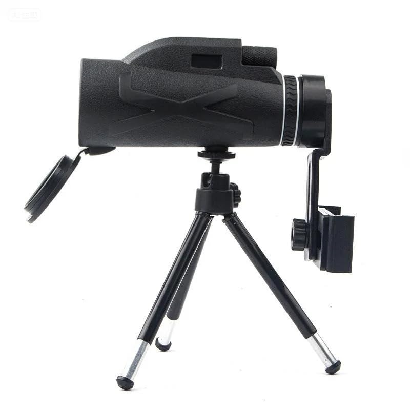 80x100 Monocular Telescope for Adults High Powered, Monocular for Adults, Compact Low Light Vision for Wildlife, Hunting, Camping, Travel &Outdoor Adventures