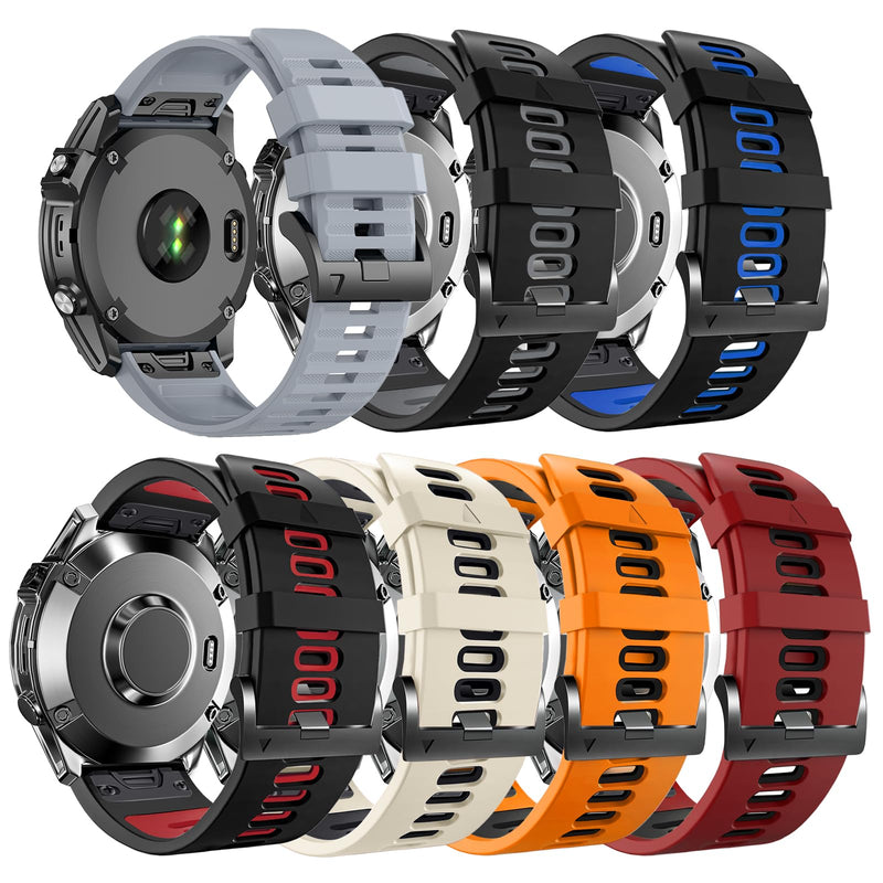 ZPJPPLX 22mm Watch Bands for Fenix E 8 AMOLED 47mm 7 6 Pro 5 plus,Quick fit Strap for quatix 6 7 8 epix Pro tactix 8 AMOLED 47mm/Approach S62 S70/Forerunner 965 970 955 945/Descent G2 G1