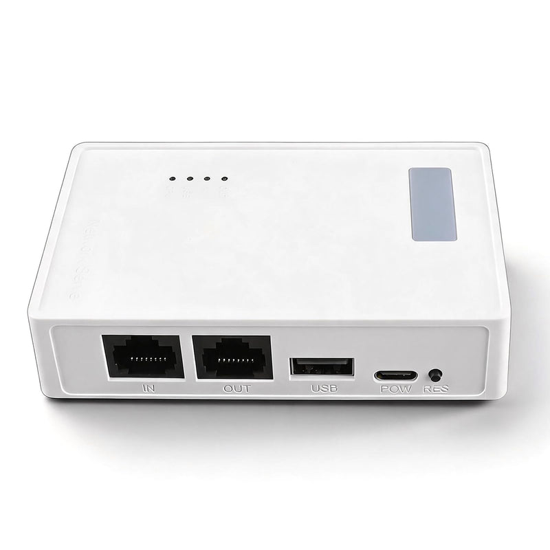 USB Wireless Print Server, Convert USB Printer to WiFi Printer with 480Mbps USB2.0 Port and 100Mbps LAN Bridge, Support 4 Printers via USB Hub for OS X