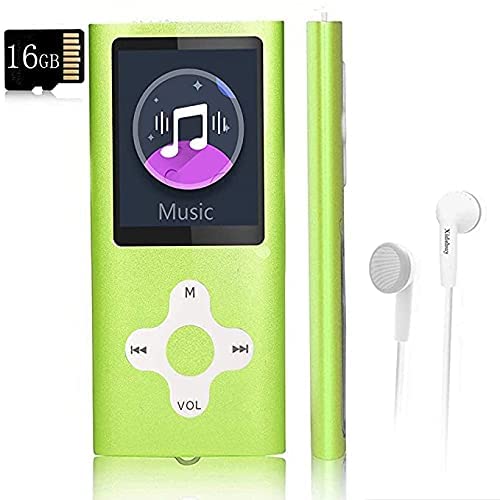 [AUSTRALIA] - Mp3 Player,Music Player with a 16 GB Memory Card Portable Digital Music Player/Video/Voice Record/FM Radio/E-Book Reader/Photo Viewer/1.8 LCD 