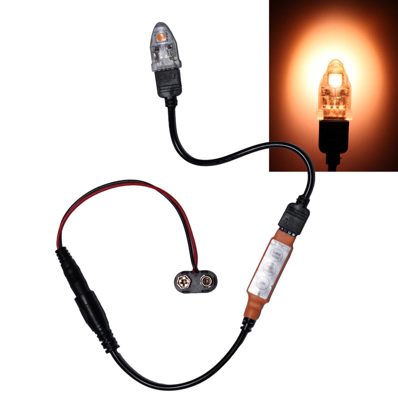 [AUSTRALIA] - Candle Flame Module Flicker Fire Led Light Kit for Candlelight Theatrical Props Torches Lanterns Candelabras 