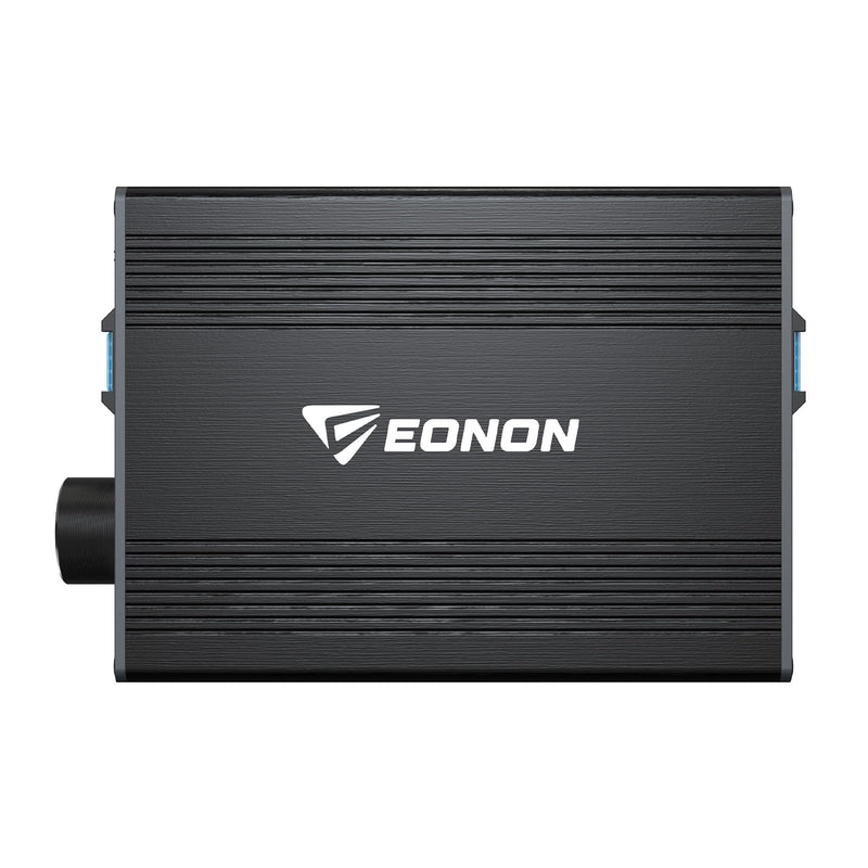 Eonon A304 16-Pin Car DSP Amplifier 4x50W Digital Sound Processor | Built-in equalizer with bass treble adjustment,Bass/Treble/EQ Adjust, Plug and Play Remote Control & Voice Prompt