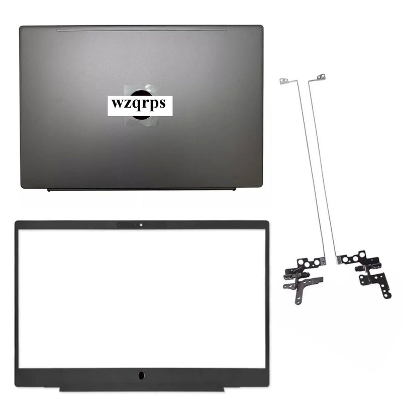 New Replacement Laptop LCD Cover Back Rear with Hinges and Front Bezel Frame for HP Pavilion 15 CS 15-CS 15-CW 15T-CS 15Z-CW Series L23879-001 Gray