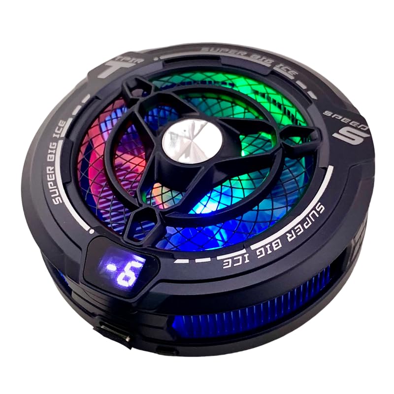 FS12 40W Semiconductor Tablet Cooler Large Area Powerful Cooling Magnetic RGB Cooler Radiator for Pad/Gaming