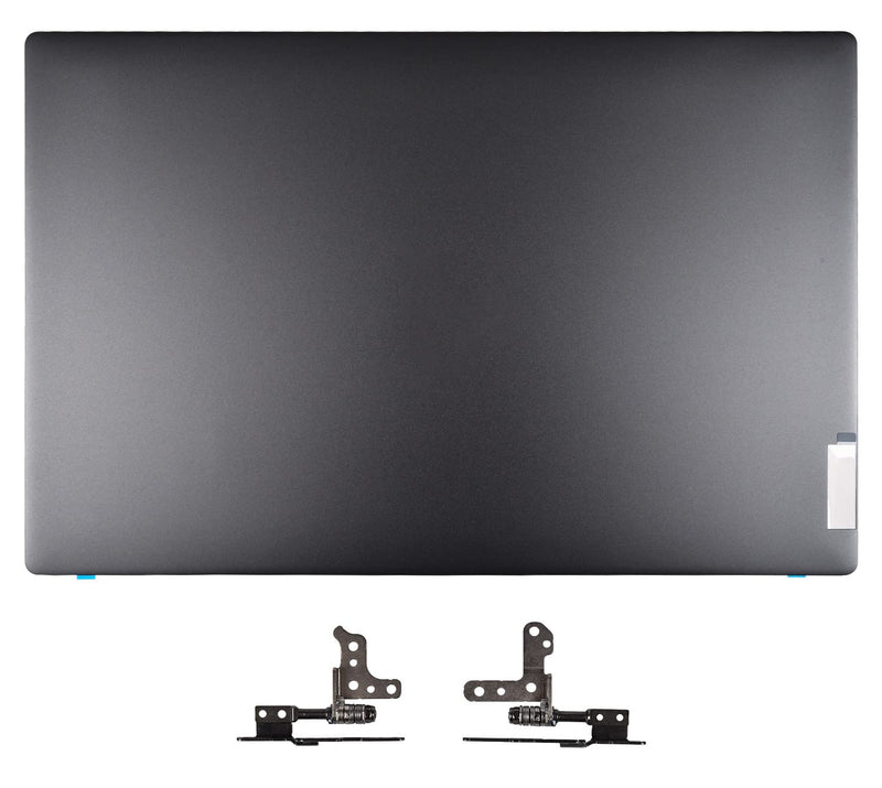 Replacement LCD Back Cover Rear Top Lid with Hinges for Lenovo ideapad 5-15IIL05 5-15ARE05 5-15ITL05 Series Laptop P/N: 5CB0X56073 AM1K7000310, Gray