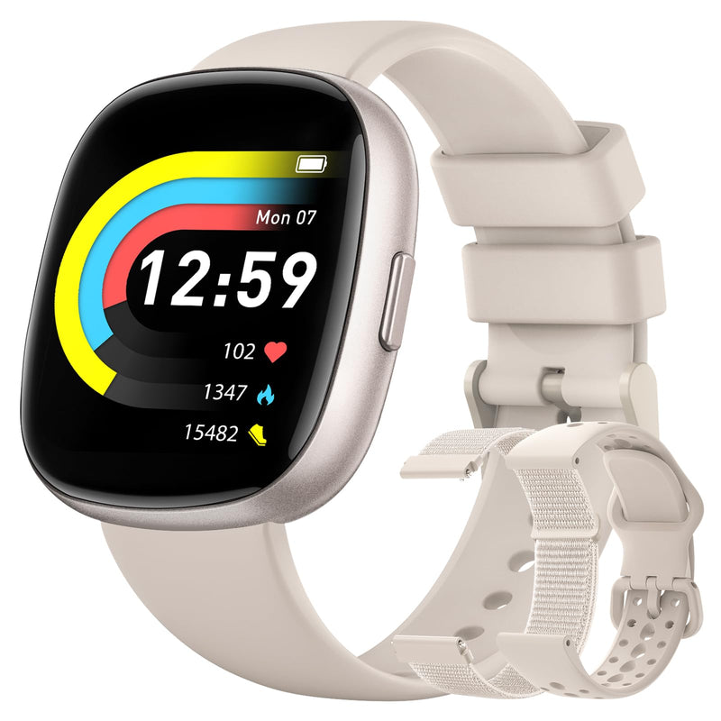 Fitness Trackers for Men Smart watch: Fitness Tracker with Blutooth Call 24/7 Heart Rate SpO2 Sleep Monitor IP68 Waterproof 120+ Sport Mode Activity Trackers Compatible iPhone Android Phones (3 Bands)