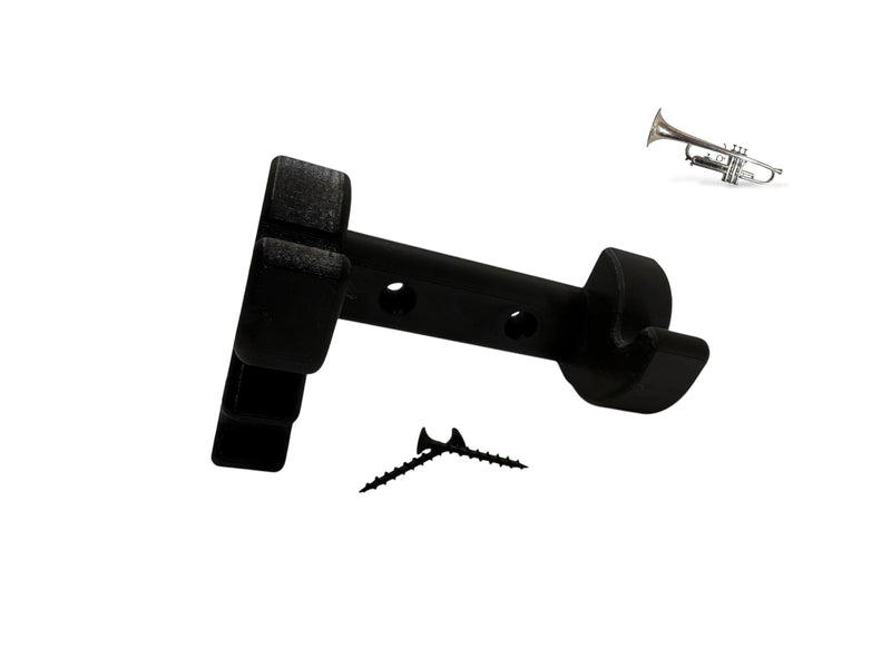 Trumpet Wall Mount Holder, Secure Instrument Hanger with Drywall Screws, Space-Saving Hook for Music Studios