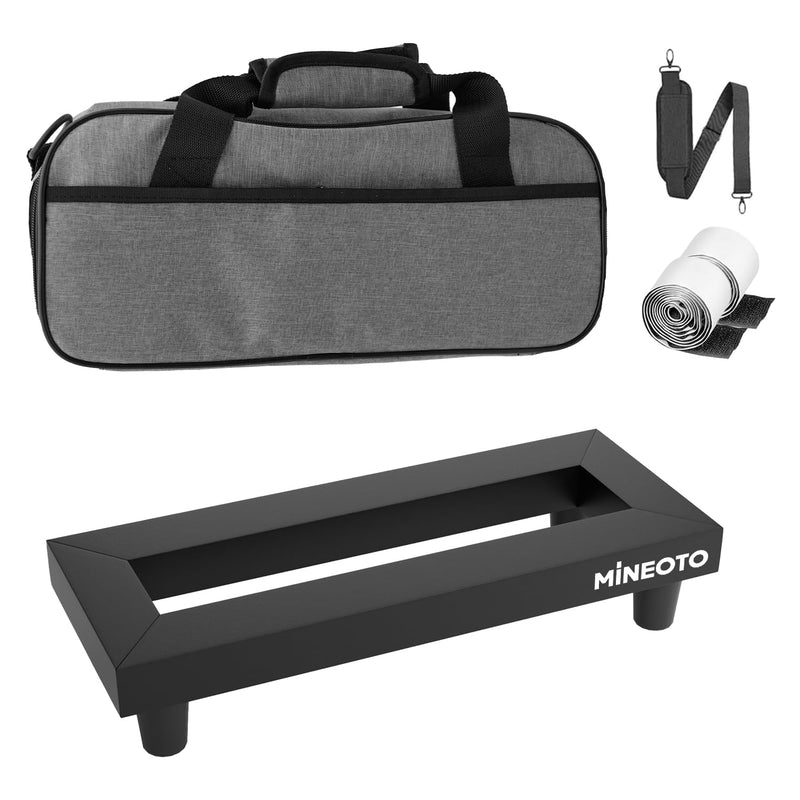 [AUSTRALIA] - 14'' x 5.5'' Aluminum Alloy Guitar Pedal Board 0.8lb Super Light Mini Effect Pedalboard with Carry Bag mini(14"x5.5") 