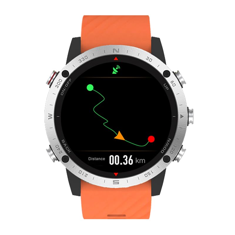 SUNROAD GPS Sports Watch Navigation Fitness Tracker Running Swimming Cycling Altimeter Barometer Compass Snorkeling Dive Fishing Fashion Digital Wristwatch