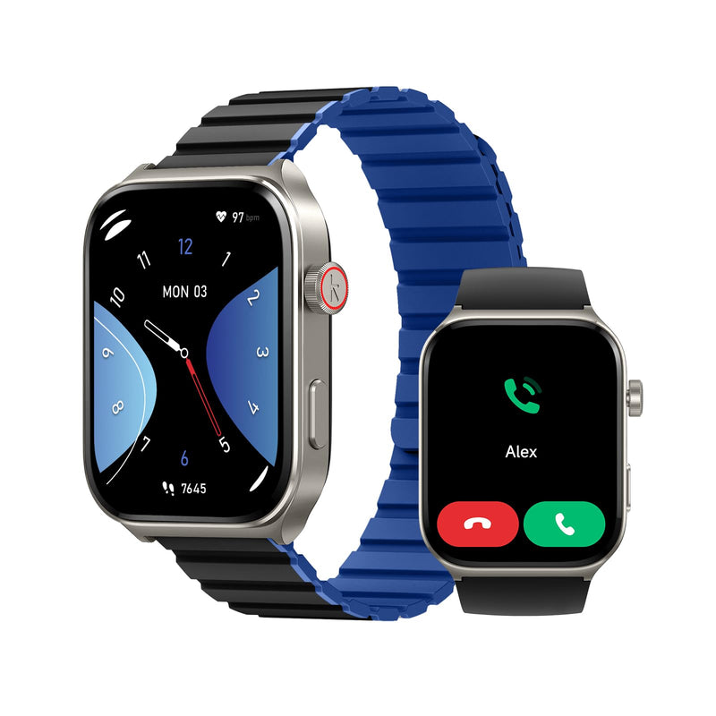 Smartwatch for Men Women(Answer/Make Call), Smart Watches Compatible with Android & iPhone, 2.01'' AMOLED Display Fitness Tracker Watch with Alexa, Heart Rate/Sleep/SpO2 Monitor, 3ATM Waterproof