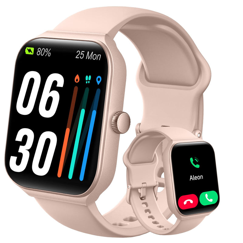 Smart Watch for Android and iOS, 1.95" HD Touch Screen Fitness Tracker, Bluetooth Call & Message Notifications, 120+ Sports Modes, 24/7 Health Monitor, Waterproof Smartwatch for Men Women – IDW16