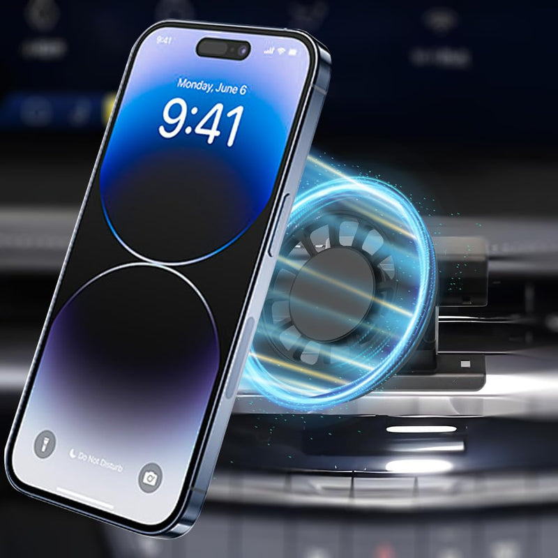 Car Phone Holder Mount for Cadillac XT4 2024-2025 Car Accessories Car Mount 360°Rotation for Car Phone Holder Magnetic Hands Free Compatible with iPhone Samsung Smartphones