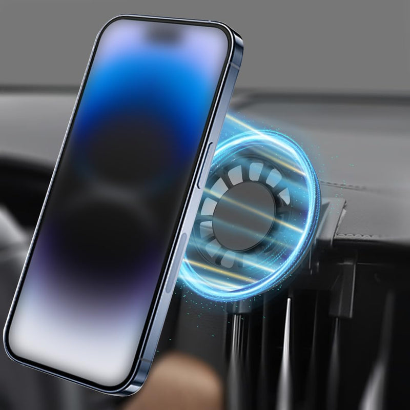 Car Phone Holder Mount for Volvo S90/V90 2017-2026 Car Accessories Car Mount 360°Rotation for Car Phone Holder Magnetic Hands Free Compatible with iPhone Samsung Smartphones