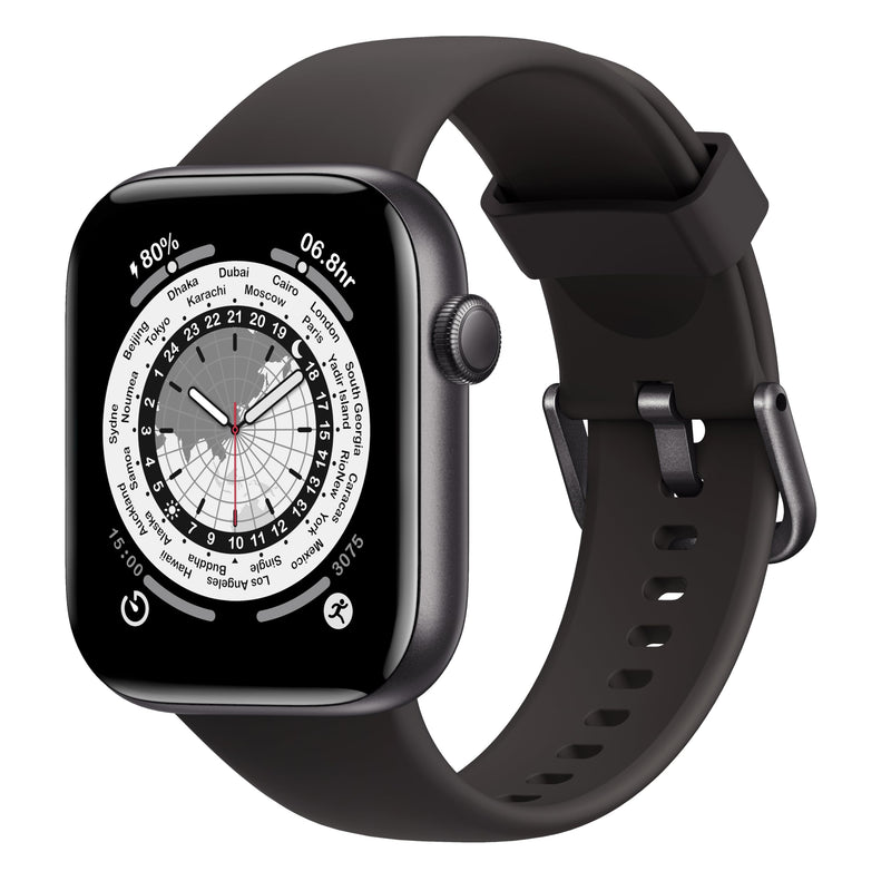 Smart Watches for Men Women, 1.85" HD Touchsreen, Bluetooth Calling, 5 ATM Water-Resistance, 140+Sports Modes, Health, Fitness & Sleep Tracker, Timer, Pedometer, FitnessWatch for Android/iOS Black