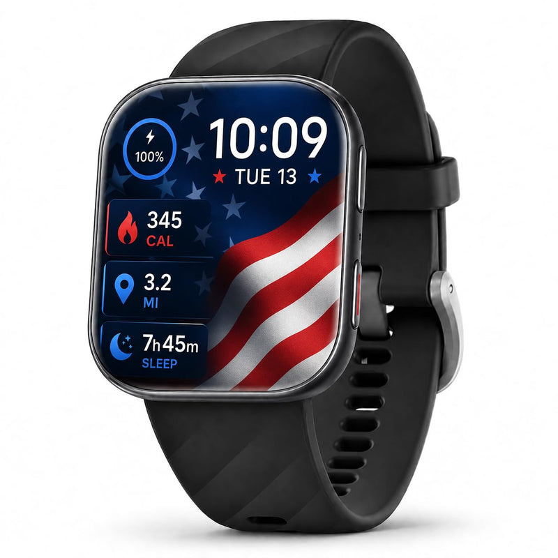 MorePro Health Fitness Tracker (Make/Answer Call), 24/7 Heart Monitor with Blood Pressure, Blood Oxygen, Sleep Tracking, 120+ Sports Modes Smart Watch with 7-Day Battery, Compatible with iOS Android Urban Bronze