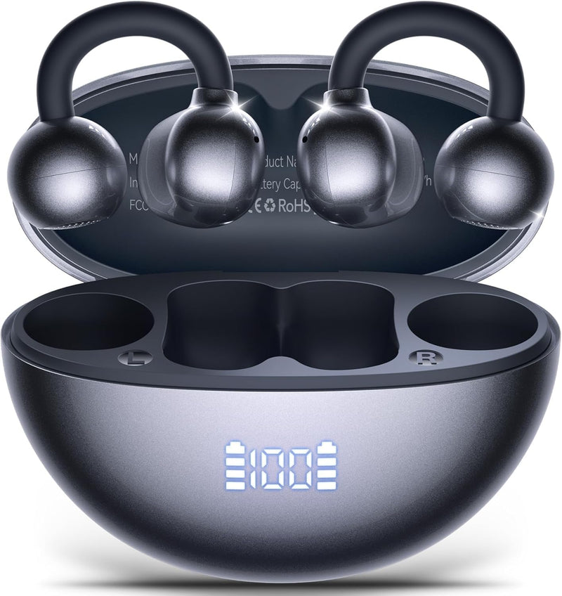Hybrid Active Noise Cancelling Earbuds Ear Buds Wireless Earbuds with AI Translation Real Time Bluetooth Headphones 56H Playback Hi-Res Stereo Open Ear Buds & Charging Case for Sports Workout Travel