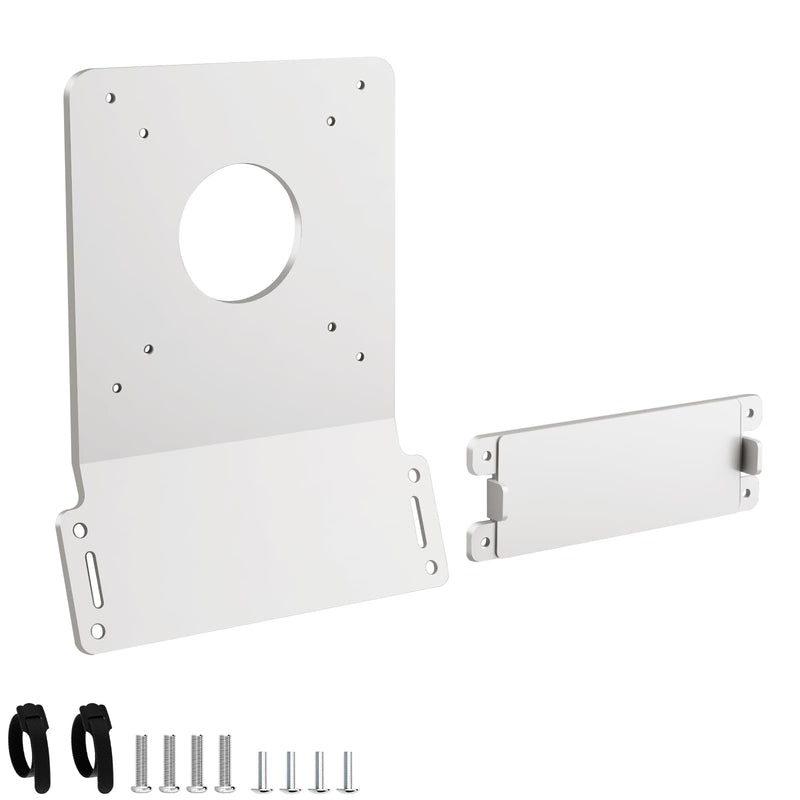 Metal VESA Mount Adapter Plate Bracket Only for Apple iMac 24-inch M1, M3, M4 Series Monitors, Fits 75x75/100x100 VESA Pattern, White VESA Mounting Plate for Monitor Arm Mounting, Hardware Included