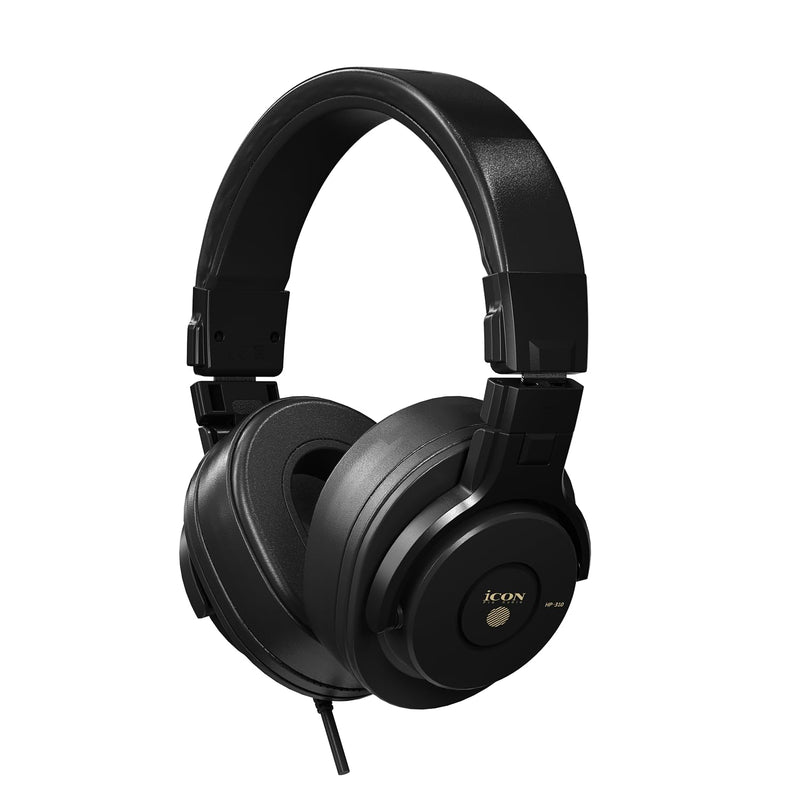iCON Pro Audio HP-310 Closed-Back Studio Headphones for Mixing Monitoring | 50mm Driver Closed-Back Studio Headphones with 32Ω Low Impedance for Mixing