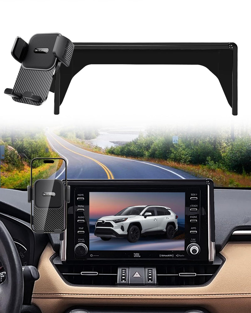 SKYLOTEC Phone Holder for Toyota RAV4 2019-2025 7/8-inch Screen | RAV 4 Car Phone Mount Accessories, Automobile Cradles for iPhone All Smartphones, NOT for 9/10.5-inch/Prime XSE Universal Holder 2019-2025 Toyota RAV4 | 7/8-Inch