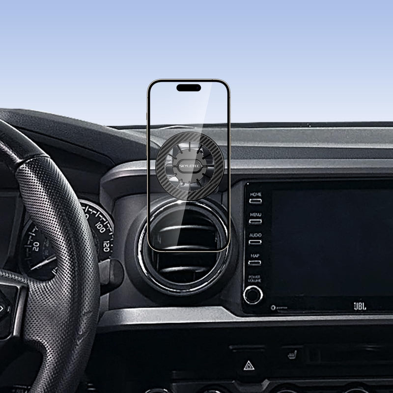 SKYLOTEC Magnetic Car Phone Holder for Toyota Tacoma 2016-2023 Accessories | Automobile Cradles Magnet 3rd Gen Tacoma Cell Phone Dashboard Air Vent Mount for MagSafe iPhone Samsung 2016-2023 Toyota Tacoma