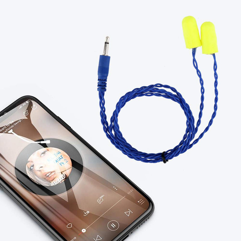 Tangxi Auto Racing Mini Noise Reduction Foam Earbuds, 3.5mm 1/8" Plug Mono Racing Speakers, Lightweight & Comfortable for Travel