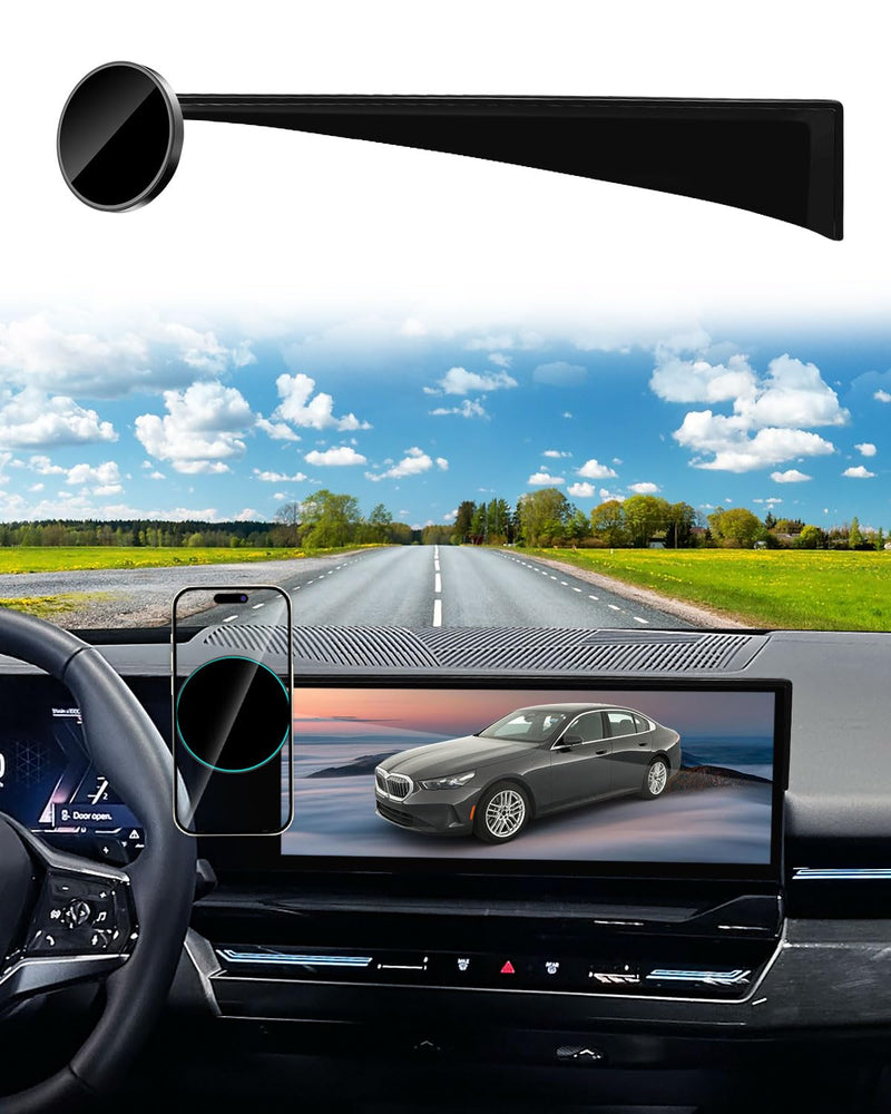 SKYLOTEC Magnetic Charger Phone Mount for BMW 5 Series 2024-2026 | for 15W Magsafe Car Mount Charger i5 530i 540i xDrive eDrive40 M60 Accessories, Screen Cradles Magnets for iPhone Samsung