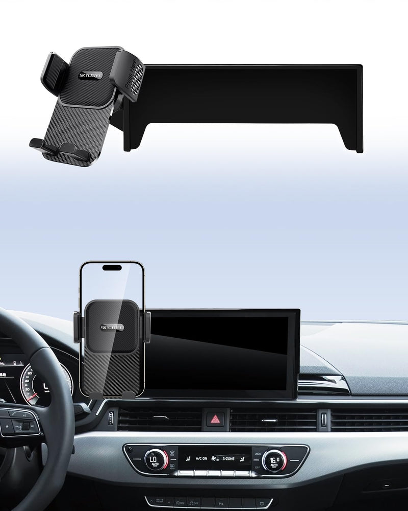 SKYLOTEC Cell Phone Holder for Audi A4 A5 2020-2025/Q5 2021-2024 | for Audi A4 A5 Screen Mount Accessories, Automobile Cradles Bracket for iPhone Smartphones, 10.1-Inch ONLY Universal Holder A4 A5 2020+