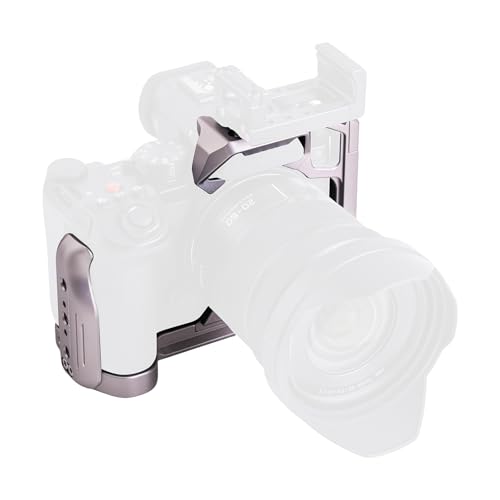 Full Camera Cage for LUMIX S5 II / S5 IIX / G9 II, Modular Rig with Dual Cold Shoes, Arca-Swiss Base & Quick Release for Video, Gimbal & Photography (Titanium) Titanium