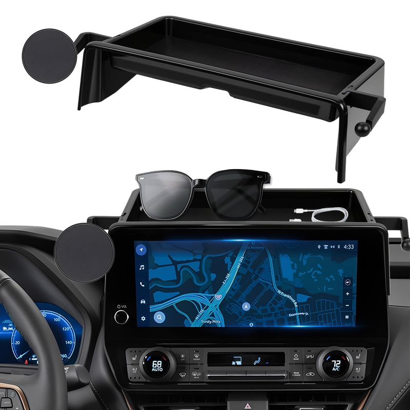 Car Phone Holder Fit for Grand Highlander/Grand Highlander Hybrid 2024-2025 Accessories Dash Organizer with MagSafe Cell Phone Mount 12.3-inch, Cell Phone Automobile Cradles Hands-Free 360° Rotation 24-25 Grand Highlander/ Grand Highlander Hybrid