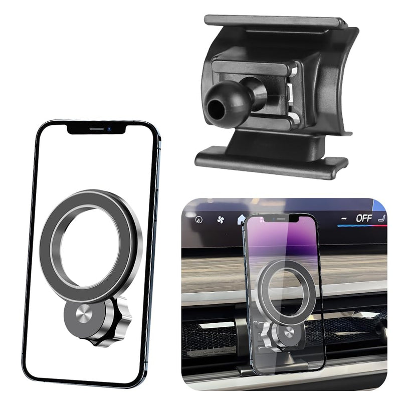 Car Magnetic Phone Mount for BMW X5 X5M 2024-2026 and X6 X6M 2024-2026 and BMW X7 2023 2024 2025 2026 Auto Interior Accessories Cellphone Holder Cell Phones Navigation Charging Screen Stand for BMW X5 2024-2026/ X6 2024-2026/ X7 2023-2026