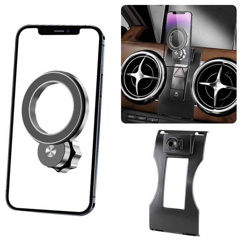 Car Magnetic Phone Mount for Benz GLK-Class 2013 2014 2015 GLK350 GLK250 Auto Interior Accessories Best Cellphone Holder Mobile Cradle Cell Phones Navigation Charging Screen Stand Accessory