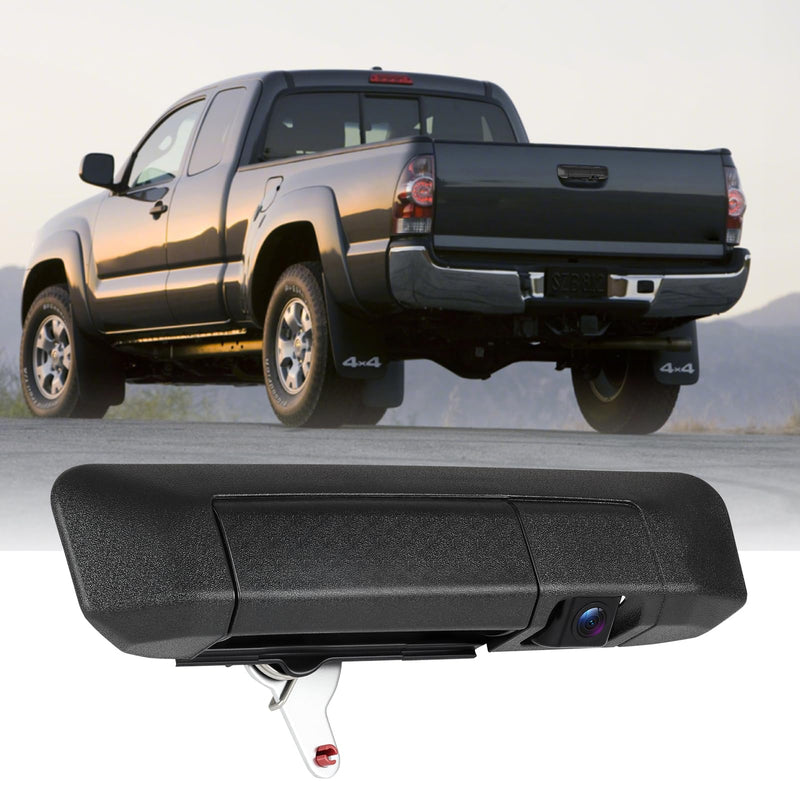 Tailgate Handle Backup Camera for Toyota Tacoma 2005 2006 2007 2008 2009 2010 2011 2012 2013 2014 Replacement Reverse Rear View Back Up Camera IP67 Waterproof with Guide Lines
