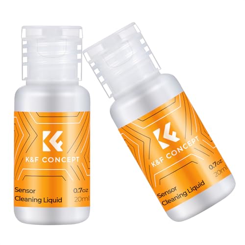 K&F CONCEPT 20ML*2 Spray and Sensor Cleaner Kit, Lens Cleaner