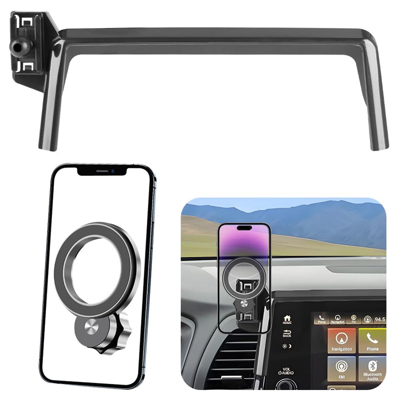 Car Magnetic Phone Mount for Honda Odyssey 2018 2019 2020 2021 2022 2023 2024 Auto Interior Accessories Best Cellphone Holder Mobile Cradle Cell Phones Navigation Charging Screen Magnet Stand