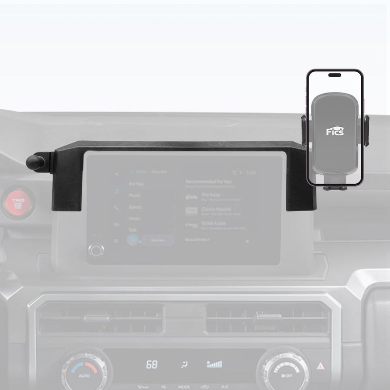 FICS Car Phone Holder for Toyota Tacoma 8-inch Screen 2024, 2025, 2026 Model-Year — Custom-Fit Center-Display Mount, No Adhesive