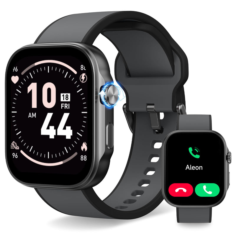 GTX13 Smart Watch for Men Women,1.99" HD AMOLED Bluetooth Call Smartwatch with AI Voice Control,100+ Sports Fitness Tracker,3ATM Waterproof for Android iOS