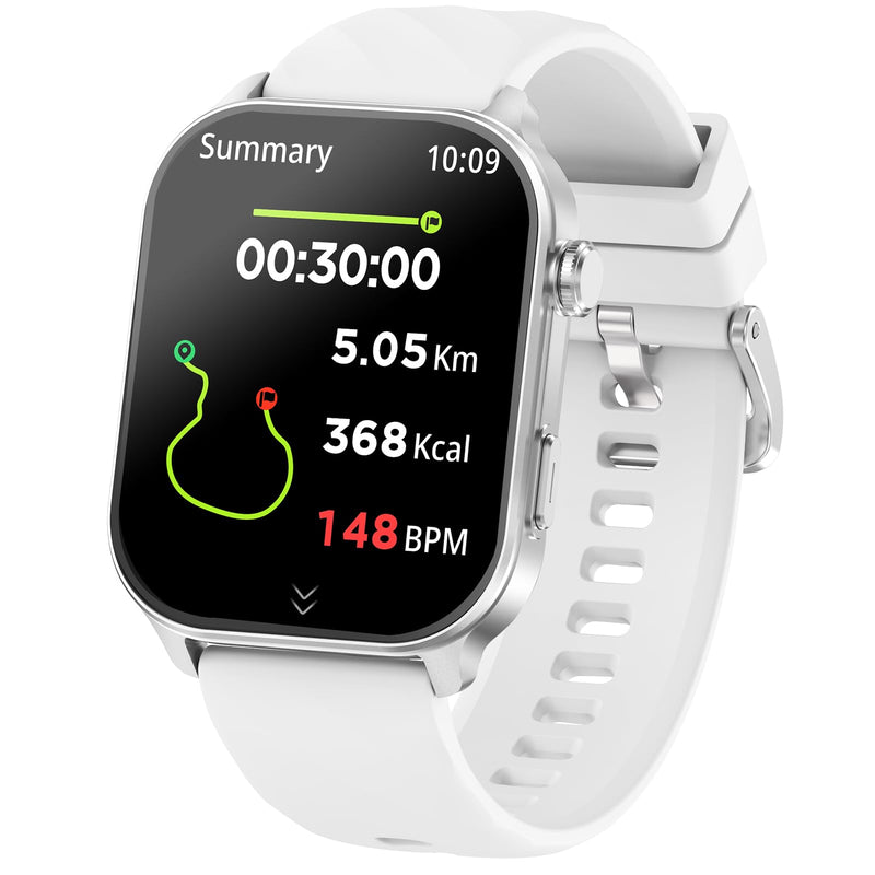 Smartwatch for Men Women(Answer/Make Call), Silver Gray
