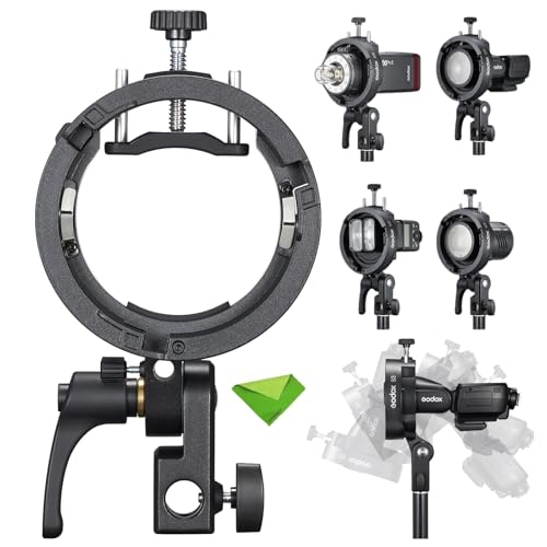 Godox S3 Speedlite Bracket Bowens Mount Holder (𝐒𝟐 𝐔𝐩𝐠𝐫𝐚𝐝𝐞𝐝 ) 1 PC