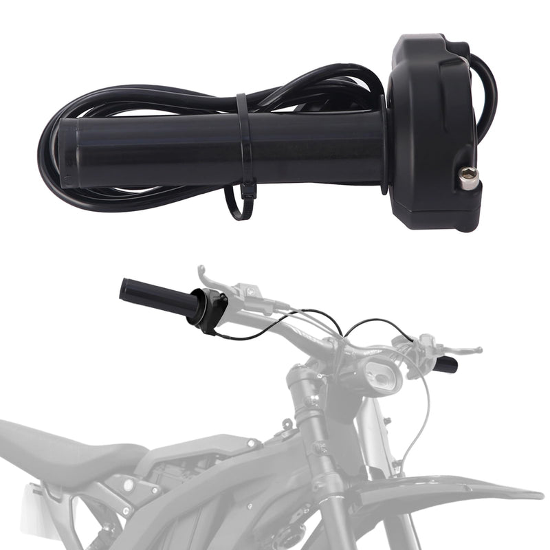 [AUSTRALIA] - Throttle Grip with Rolling Bearing for Surron Light Bee X/S & Segway X160/X260 Black 
