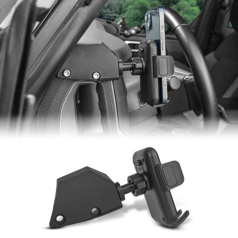 Car Phone Holder for Ford Bronco 2021-2025 | Car Phone Mount for Ford Bronco Accessories, 360° Rotating Smartphone Stand, Driver Side