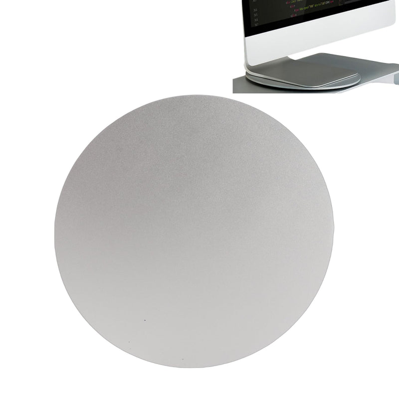 Yosoo Health Gear Monitor Swivel Base, 360 Rotation Aluminum Stand | Non-Slip Tablet Turntable, Computer Mobile Phones Silver, Desktop Plate