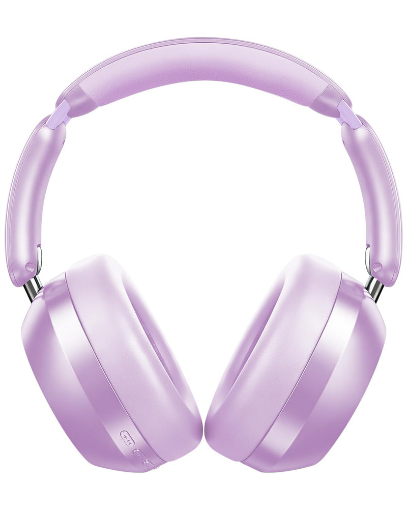 Wentronic Y04 Wireless Bluetooth Over-Ear Headphones – Immerse in Every Beat with Active Noise Cancelling & Hi-Res Sound, 48H Playtime, Soft Ear Cushion for All-Day Comfort, Purple
