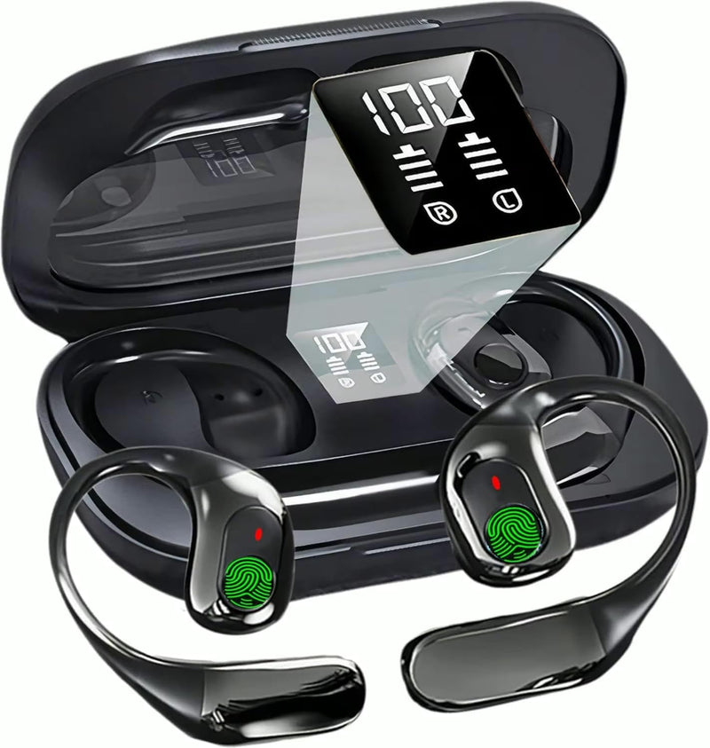 Smart Language Translator Earbuds, 144 Languages Real-Time Translation, Wireless Bluetooth Earphones with Charging Case, iOS Android Compatible, Online Offline Mode