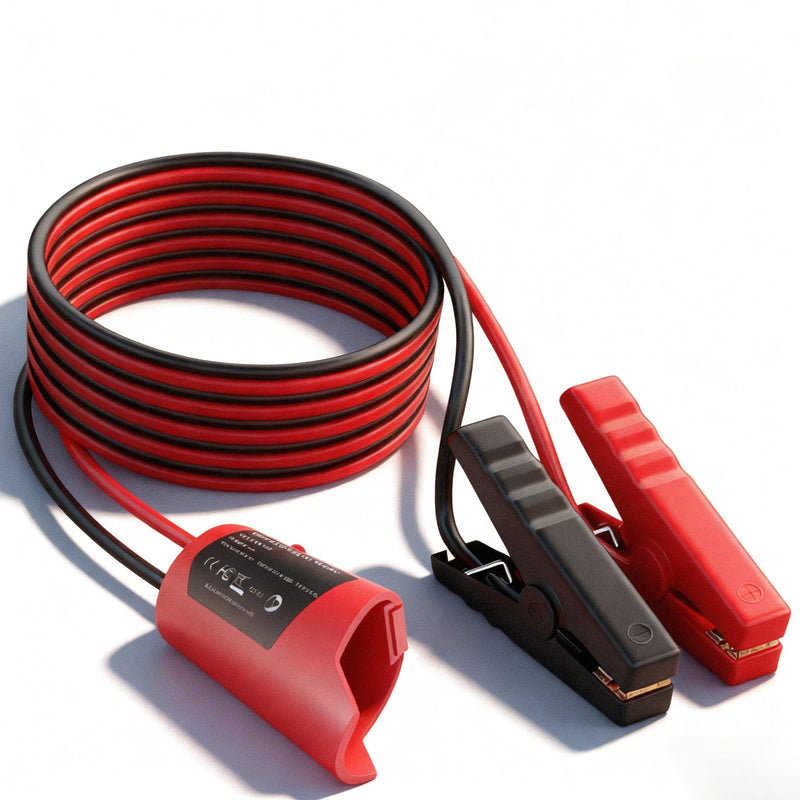 [AUSTRALIA] - Jumper Cables Adapter for Milwaukee M12 12V Battery, 2FT 8AWG Portable Car Jump Starter Booster Cables, Automotive Emergency Power Tool for Car Truck SUV Jump Starting Using Tool (2FT 8AWG) 